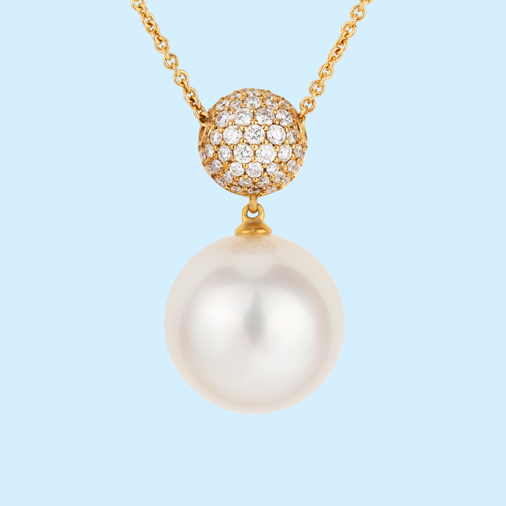 Champagne South Sea Pearl Pendant