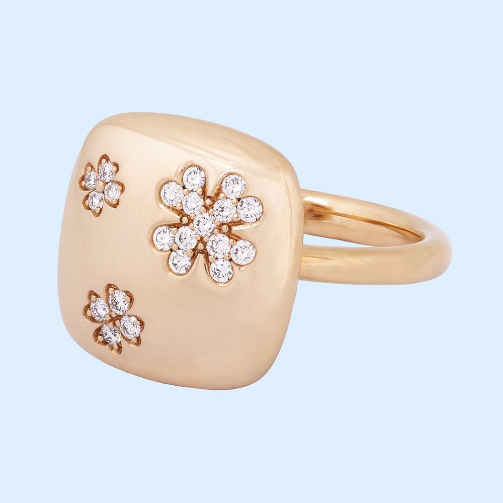 Rose Gold & Diamond Ring