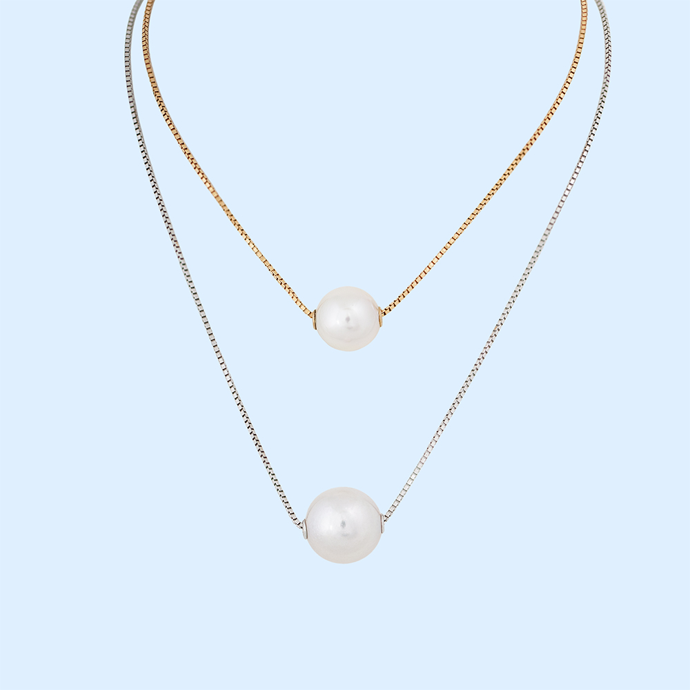 Floating South Sea Pearl Neckaces